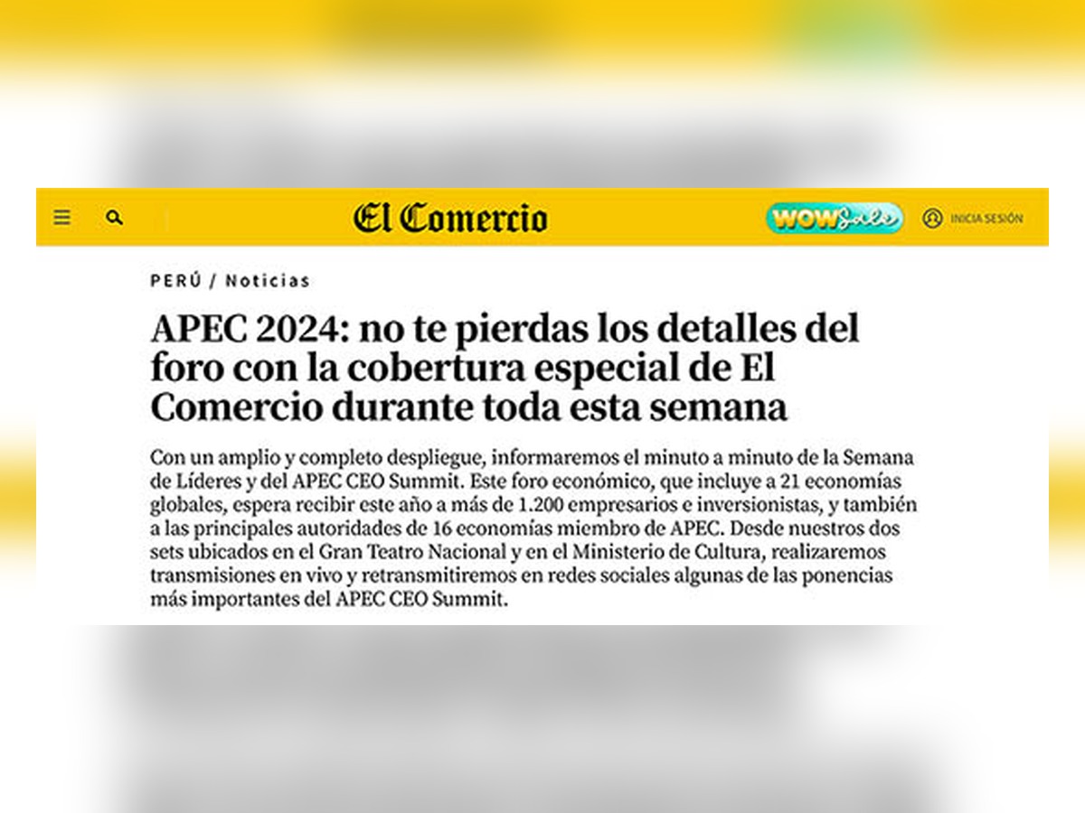 Preview: The 2024 APEC CEO Summit Agenda
