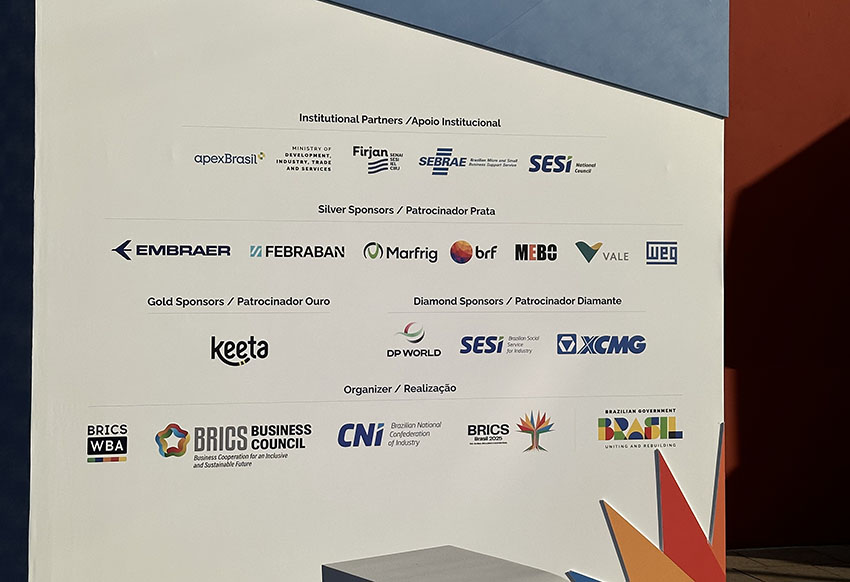 Kevin Xu fortalece las alianzas globales en el Foro Empresarial BRICS 2025 en Brasil