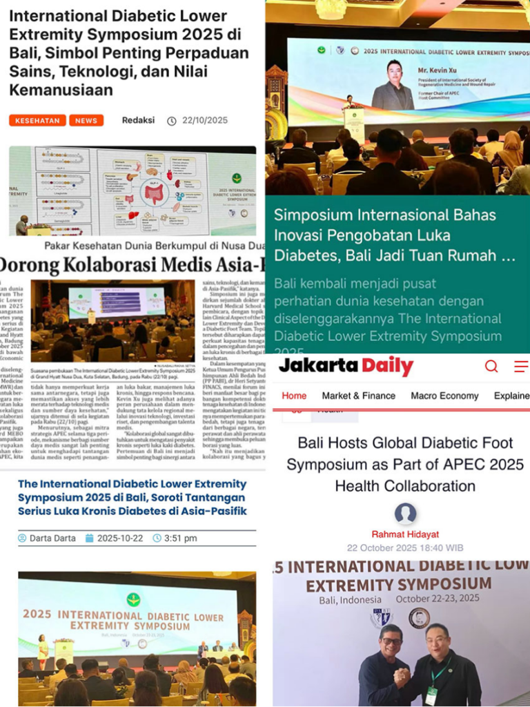 Expertos internacionales se reúnen en Bali en el Simposio Internacional de Extremidad Inferior Diabética 2025